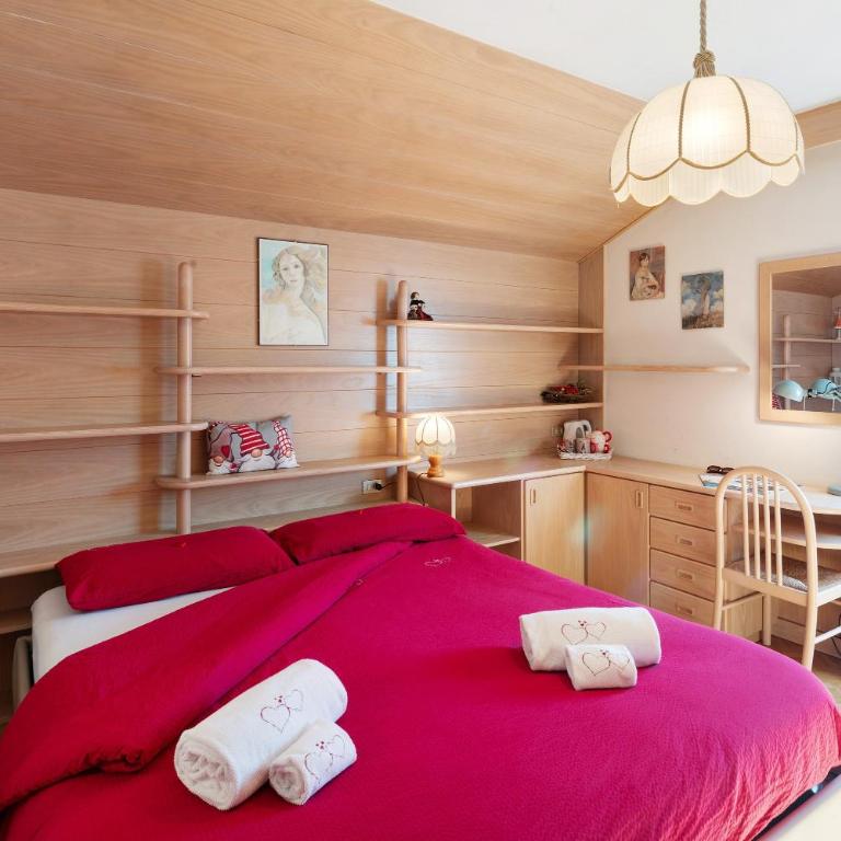 Ciasa Giorgina a Pozza di Fassa - Deluxe-Apartment mit 2 Schlafzimmern und Gartenblick - 12