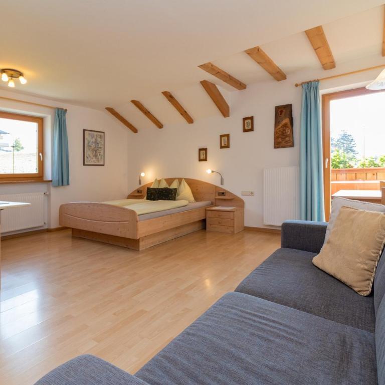 Stinerhof Schlernblick - Appartamento Superior con 1 Camera da Letto e Balcone - 9