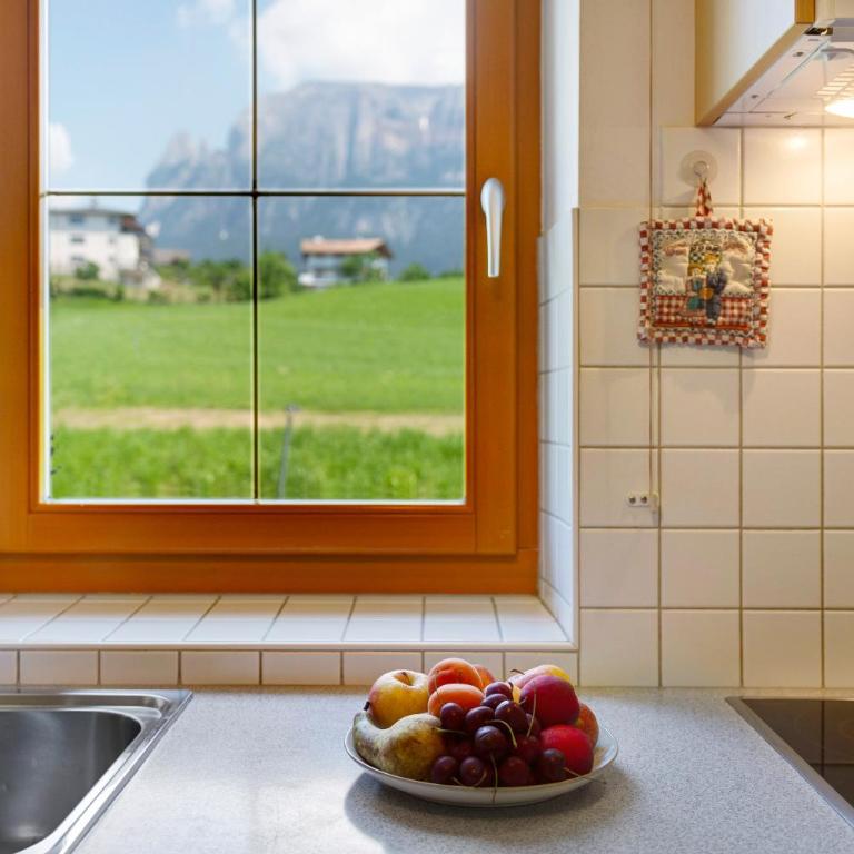 Stinerhof Schlernblick - Appartamento Superior con 1 Camera da Letto e Balcone - 7