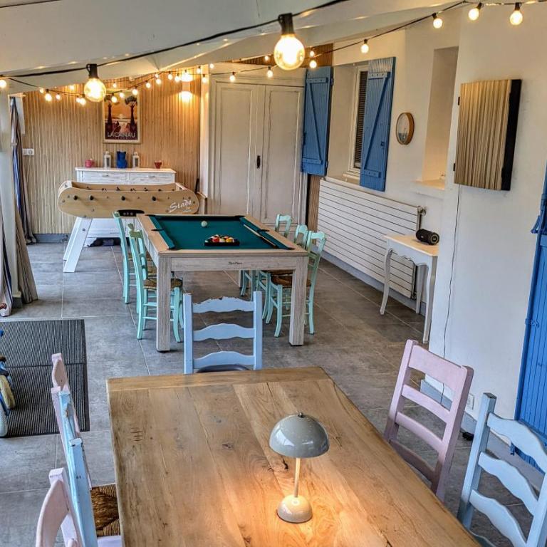 Villa 14 personnes à 50m plage Sud - Hébergement Maison Deluxe 4 Chambres - Côté Océan - 5