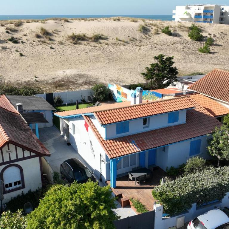 Villa 14 personnes à 50m plage Sud - Hébergement Maison Deluxe 4 Chambres - Côté Océan - 2
