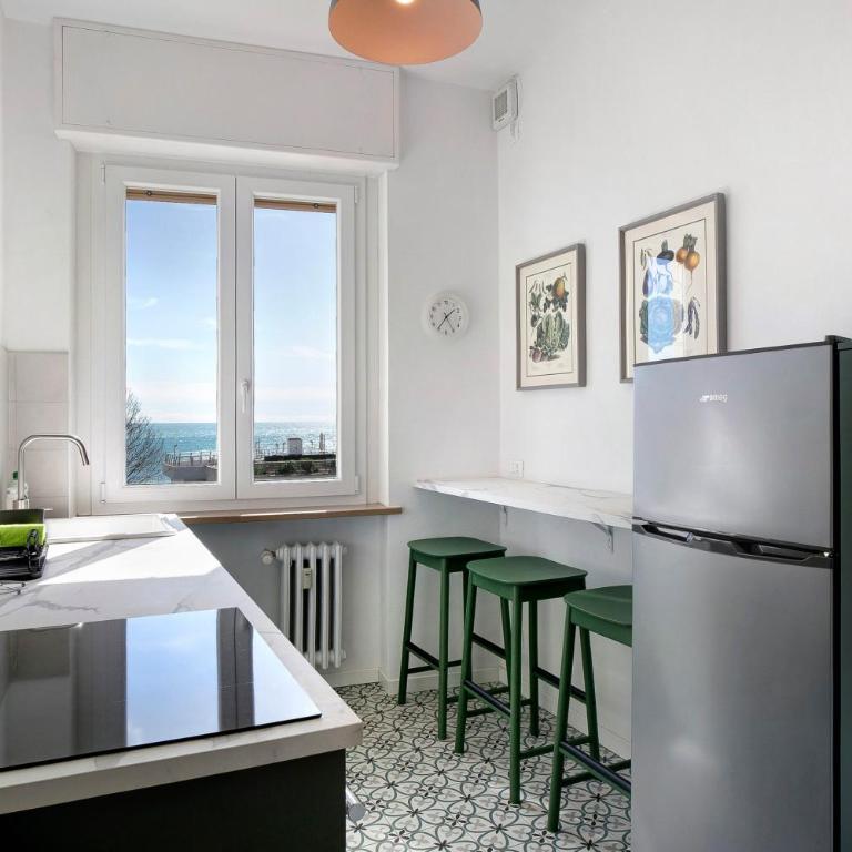 Fronte Mare - Marina di Andora - Appartamento Deluxe con 2 Camere da Letto e Vista Oceano - 14