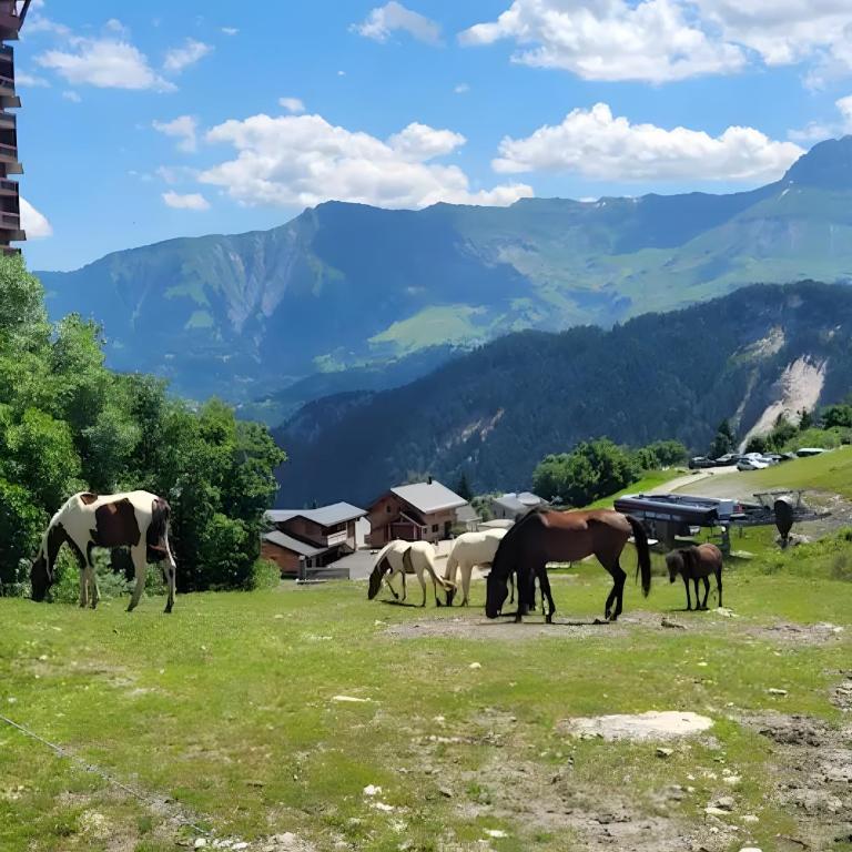Lunik - Ski pieds, Rando Le Corbier - Appartement 1 Chambre Supérieur avec Balcon - 41