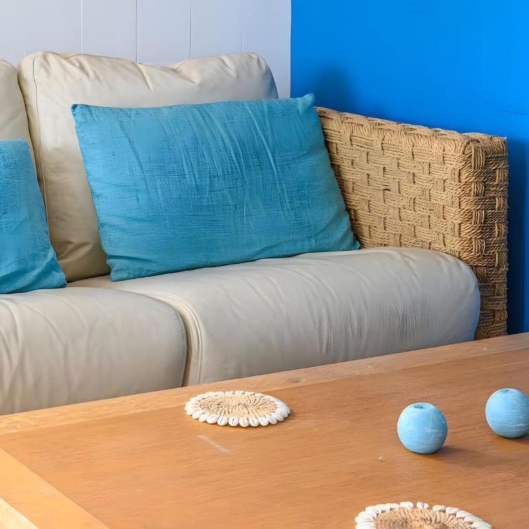 La Maison bleue Domainedecolomban - Two-Bedroom House - 30
