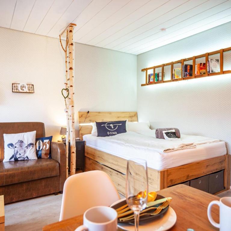 Q-stadl - Apartment mit 1 Schlafzimmer und Gartenblick - 5