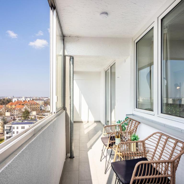 Fewo Sonnenaufgang, Ausblick - Apartamento Deluxe de 2 dormitorios con balcón - 3