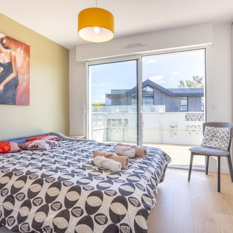 L'instant suspendu -2 terrasses - Apartment mit 2 Schlafzimmern - am Meer - 15