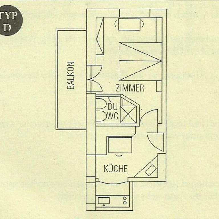 Apartment Typ D Haus Pöder - Superior Apartment mit 1 Schlafzimmer und Balkon - 16