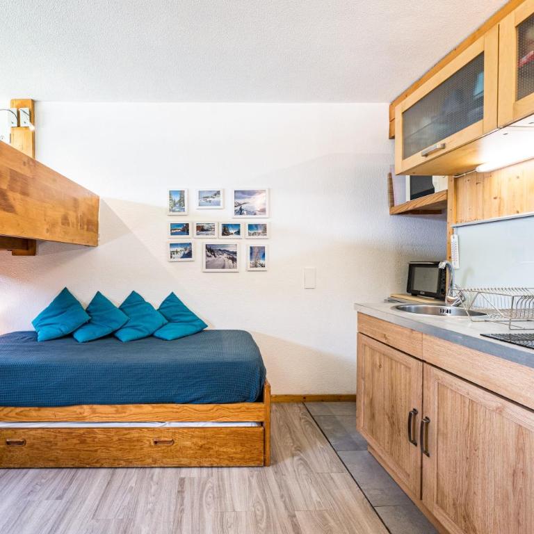 Arc 1600 - Studio Skis Aux Pieds - Apartment mit Dusche - 7