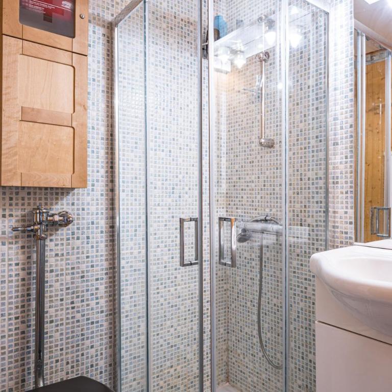 Arc 1600 - Studio Skis Aux Pieds - Apartment mit Dusche - 13