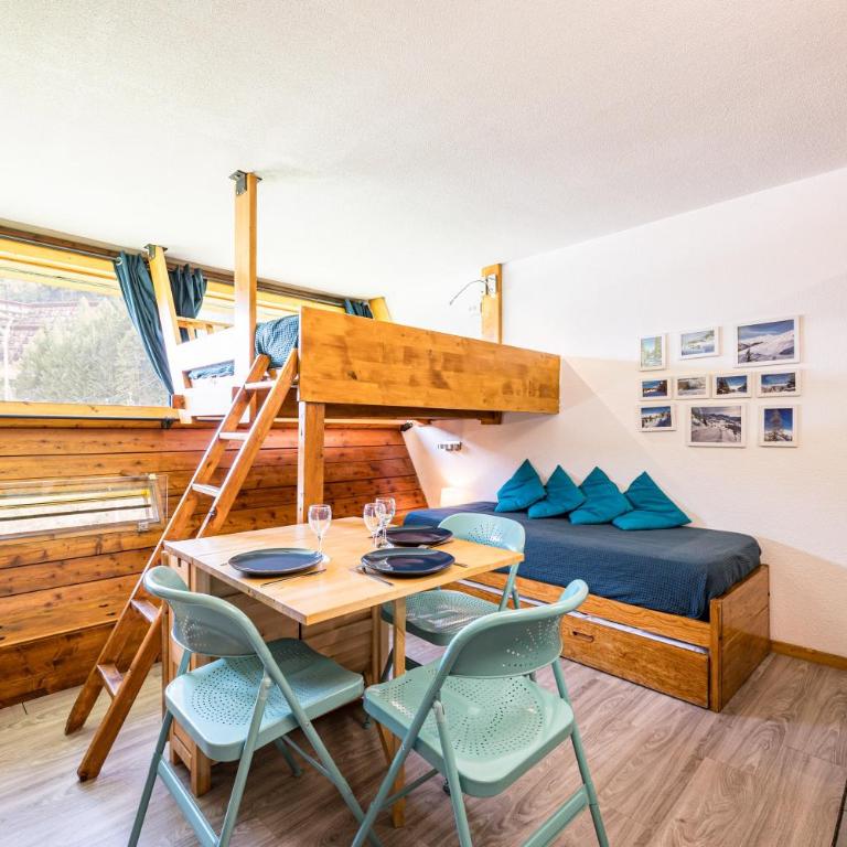 Arc 1600 - Studio Skis Aux Pieds - Apartment mit Dusche - 4