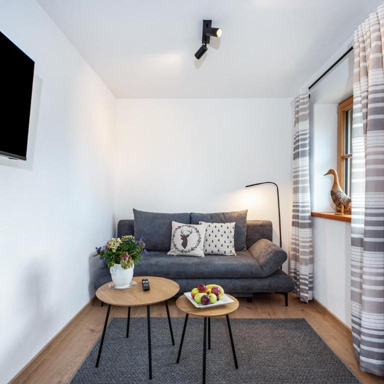 Allpano Pension und Ferienwohnungen - Apartment mit 1 Schlafzimmer und Gartenblick - 2