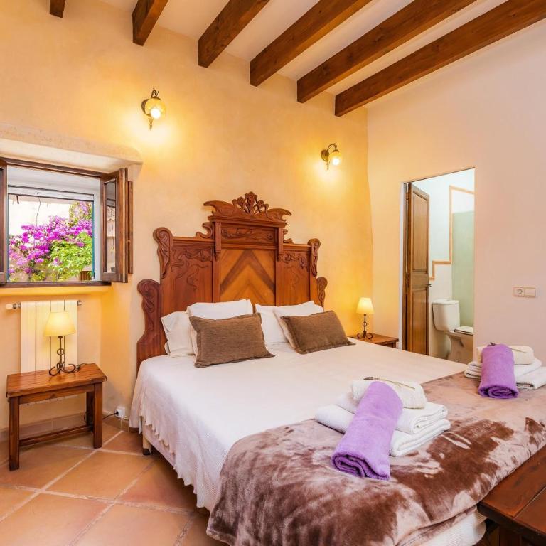 Casa Amitger. Finca Es Rafalet - Habitación Cuádruple con ducha - 11