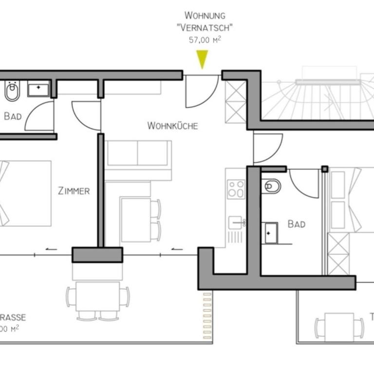 Gostnerhof Barbian - Appartamento Deluxe con 2 Camere da Letto e Vista Giardino - 9