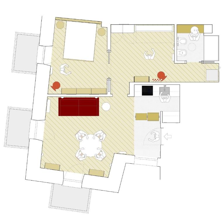Palazzo Righi - Two-Bedroom Deluxe Apartment with Balcony - 19