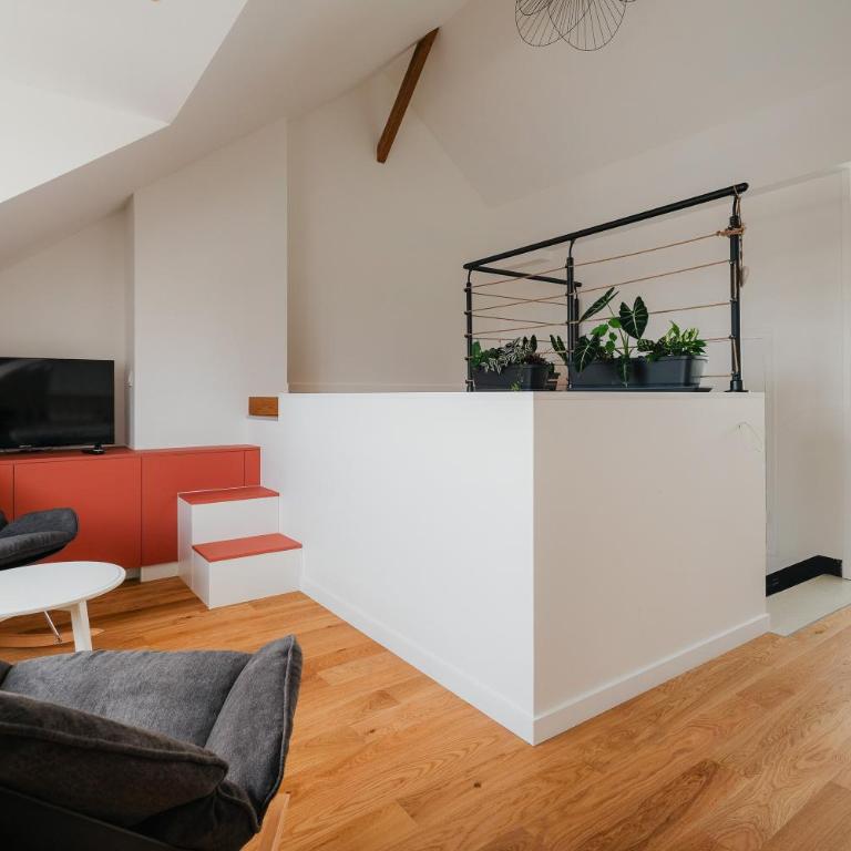 Logement calme proche centre ville - Apartamento con ducha - 9