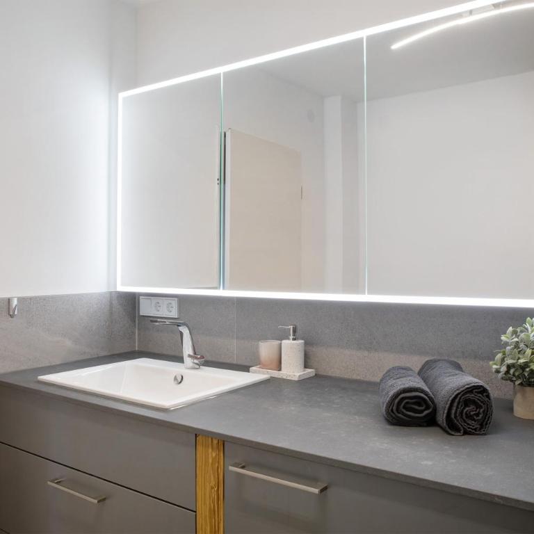 Ferienwohnung Pfingstrose - Two-Bedroom Deluxe Apartment with Garden View - 23