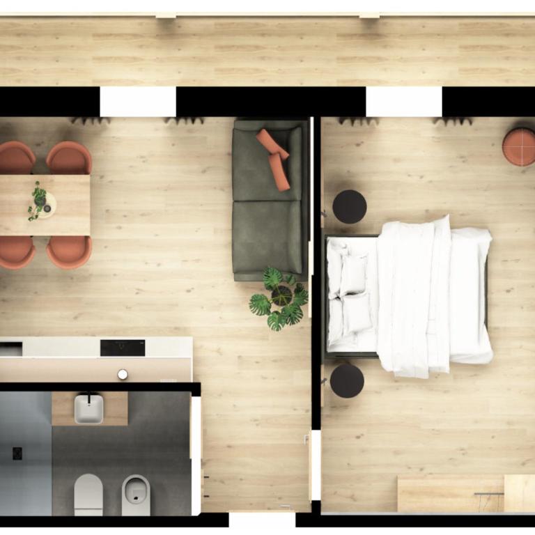 Kamerloy Apartments B - Appartamento Superior con 1 Camera da Letto e Balcone - 29