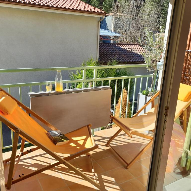 Le Dignois - Appartement 1 Chambre Supérieur avec Balcon - 10