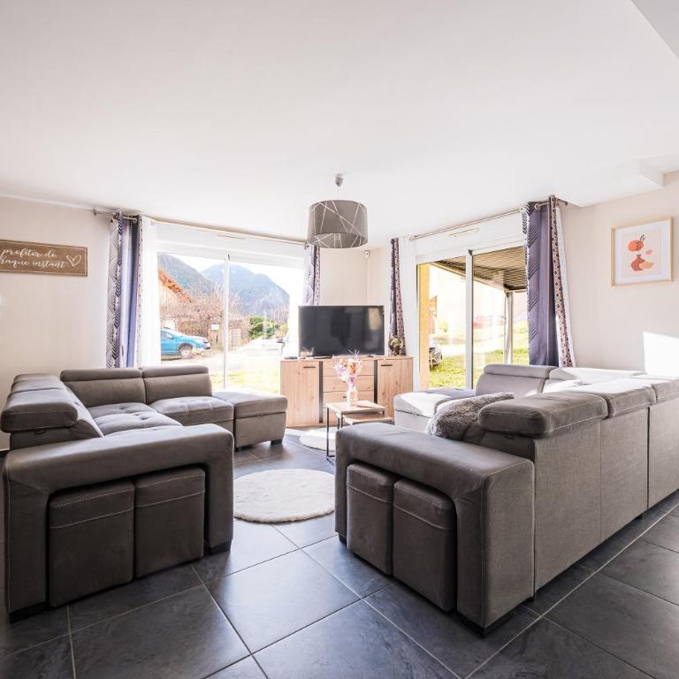 Maison jarrier ski , vélo - Villa - Vue sur Jardin - 5