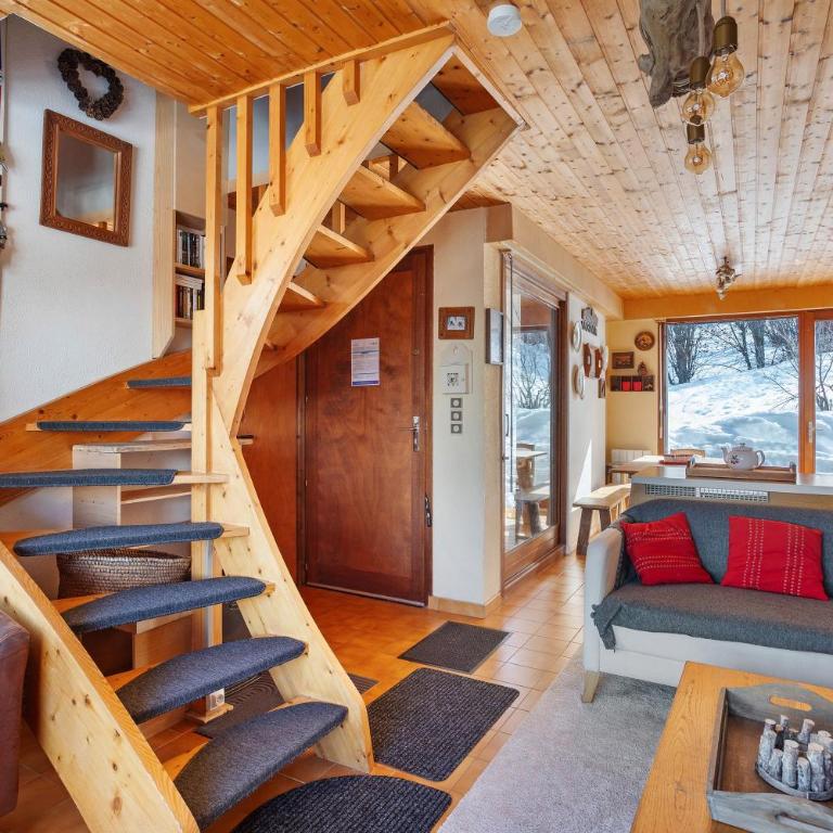 Chalet Pré Sabeyran - Deluxe-Apartment mit 2 Schlafzimmern und Gartenblick - 9
