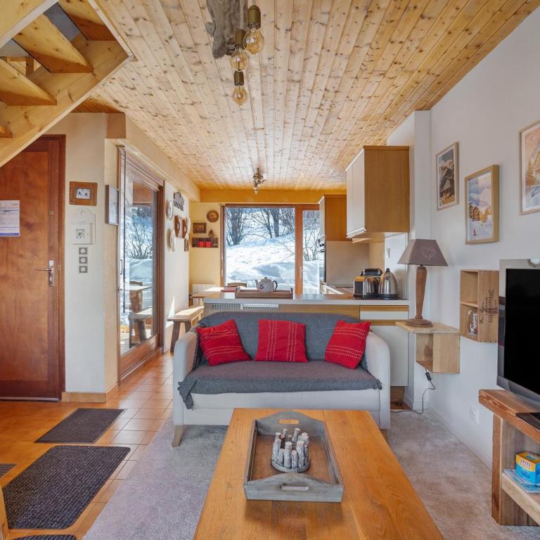 Chalet Pré Sabeyran - Deluxe-Apartment mit 2 Schlafzimmern und Gartenblick - 17