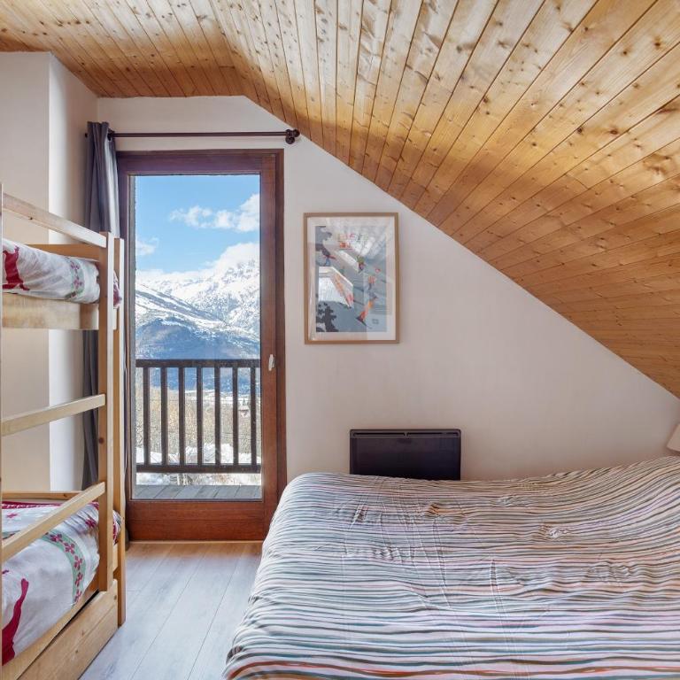 Chalet Pré Sabeyran - Deluxe-Apartment mit 2 Schlafzimmern und Gartenblick - 14
