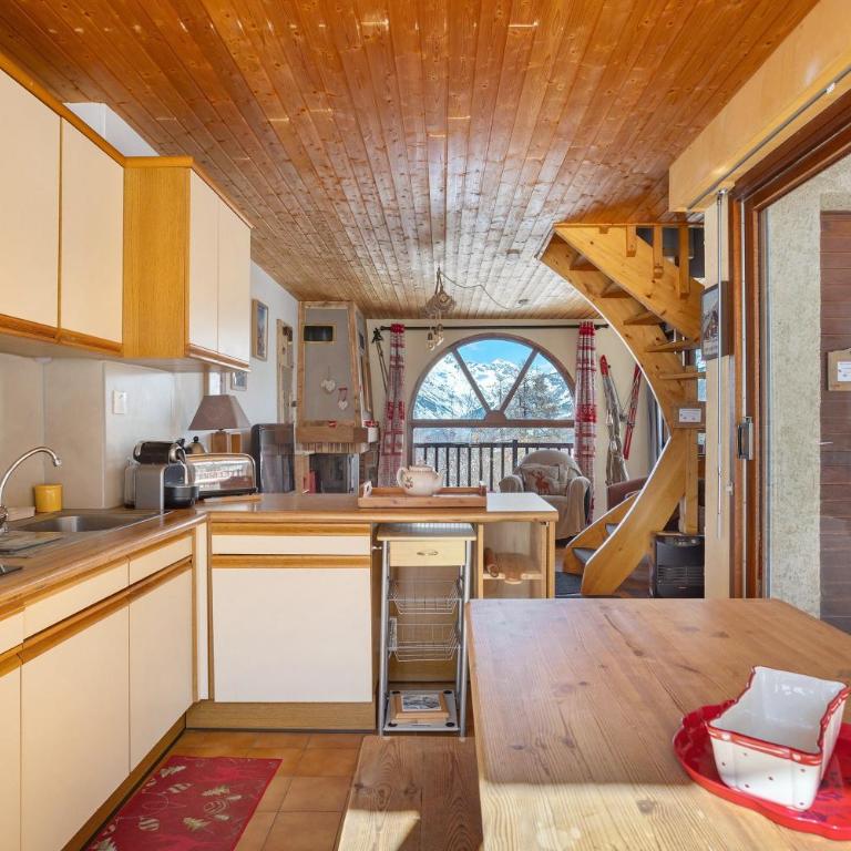 Chalet Pré Sabeyran - Deluxe-Apartment mit 2 Schlafzimmern und Gartenblick - 8