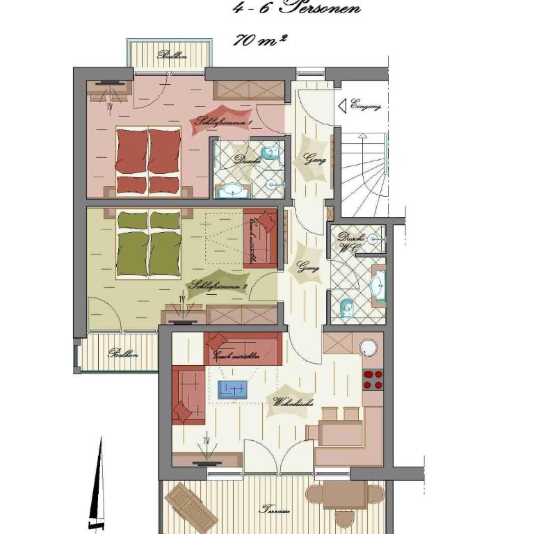 Alpen-Apart - Apartment mit 2 Schlafzimmern - 16