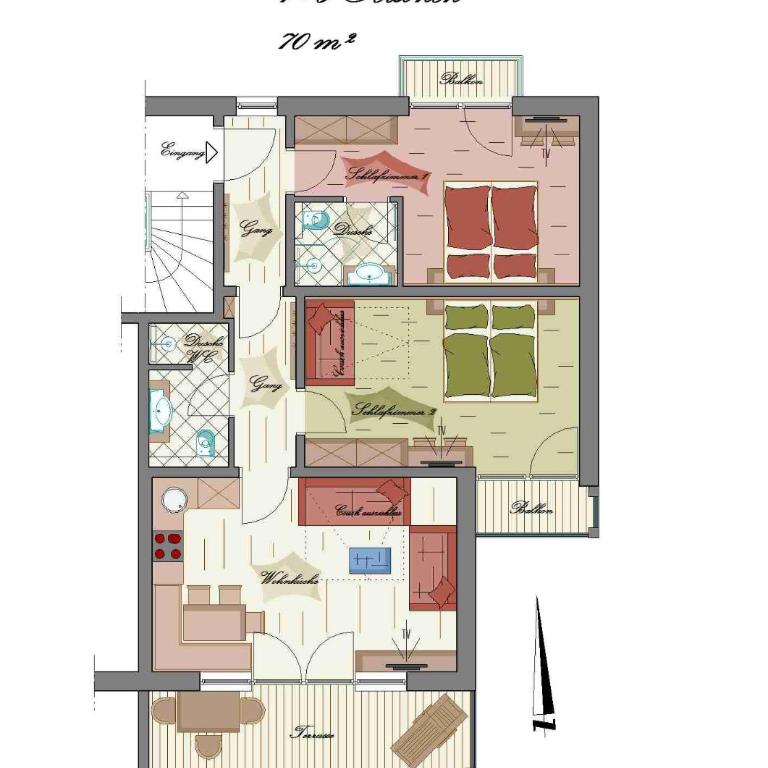 Alpen-Apart - Apartment mit 2 Schlafzimmern - 16