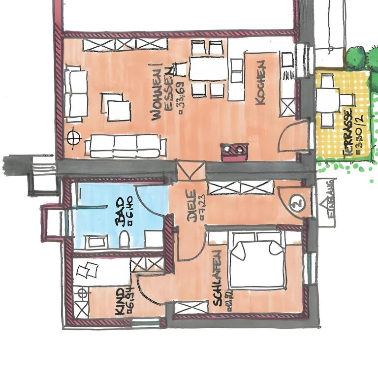 Beim Schweizer - Appartement 2 Chambres avec Vue sur la Montagne - 24