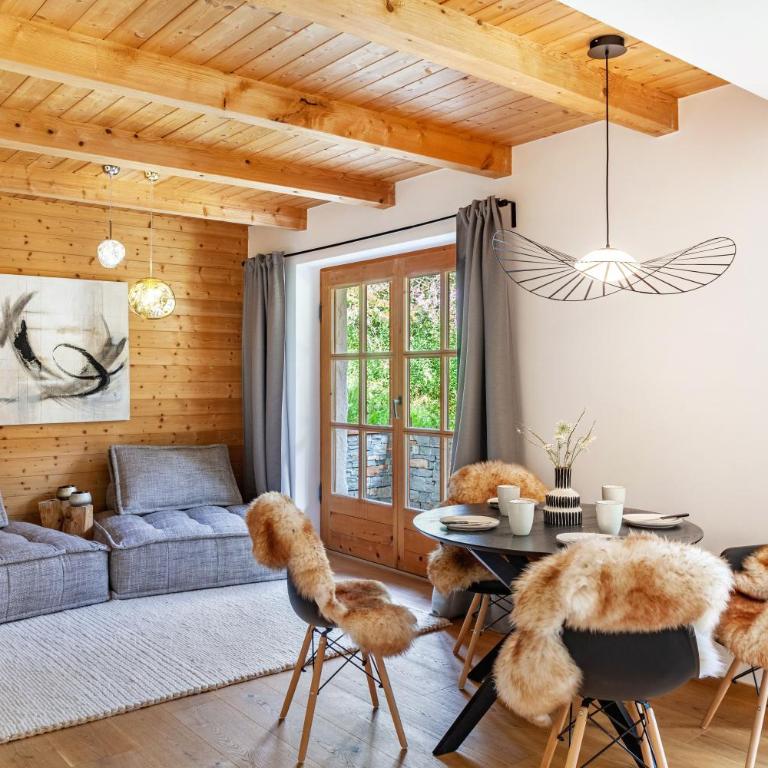 Chalet Flocke Appart Schneehase - Deluxe-Apartment mit 2 Schlafzimmern und Gartenblick - 1