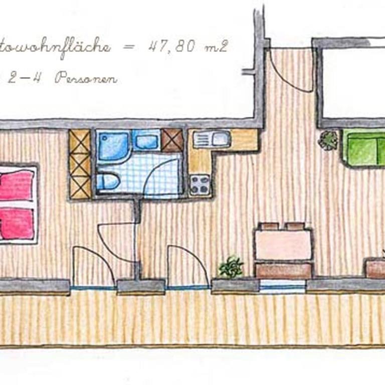 Klamperhaus-Hof - Appartamento Superior con 1 Camera da Letto e Balcone - 23
