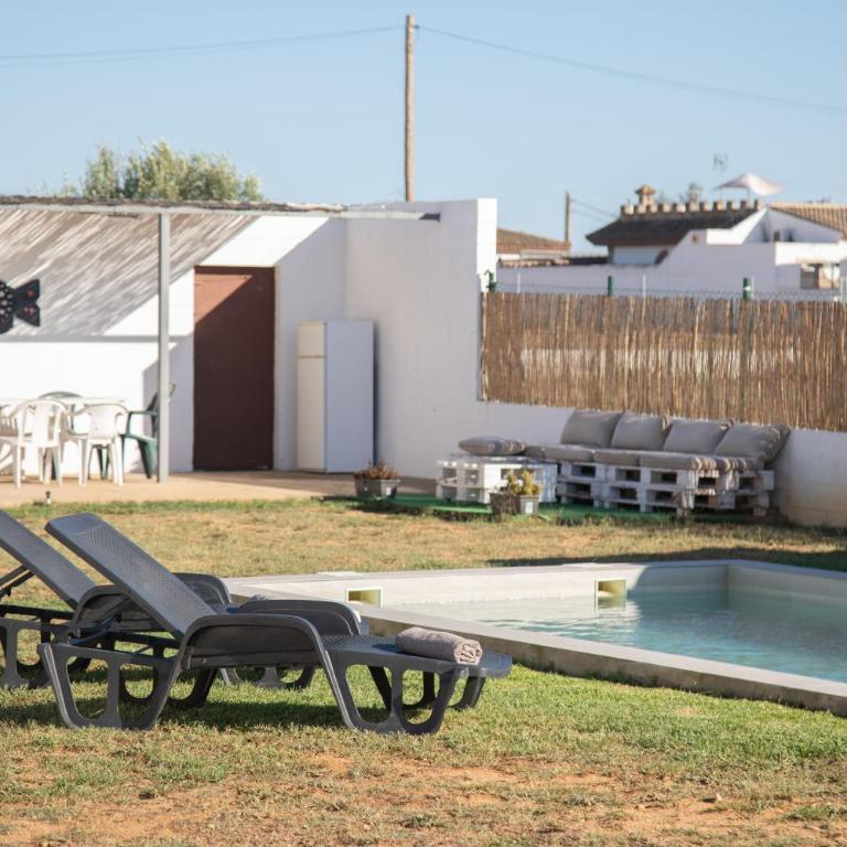 Casa Rural La Ferrera Chiclana - Apartamento Deluxe de 2 dormitorios con vistas al jardín - 25