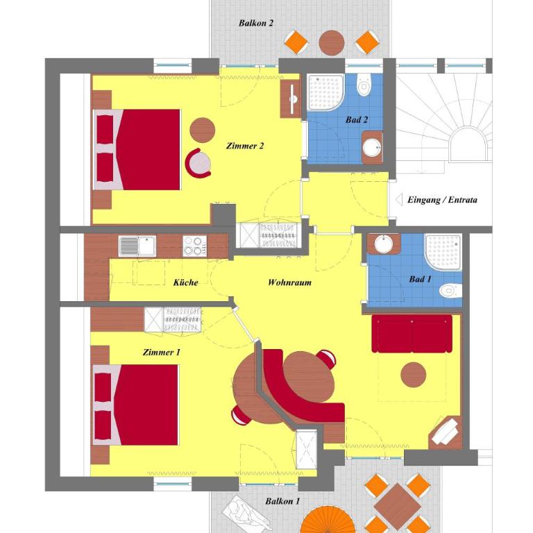 Obermoarhof Ifinger - Appartamento Deluxe con 2 Camere da Letto e Vista Giardino - 26