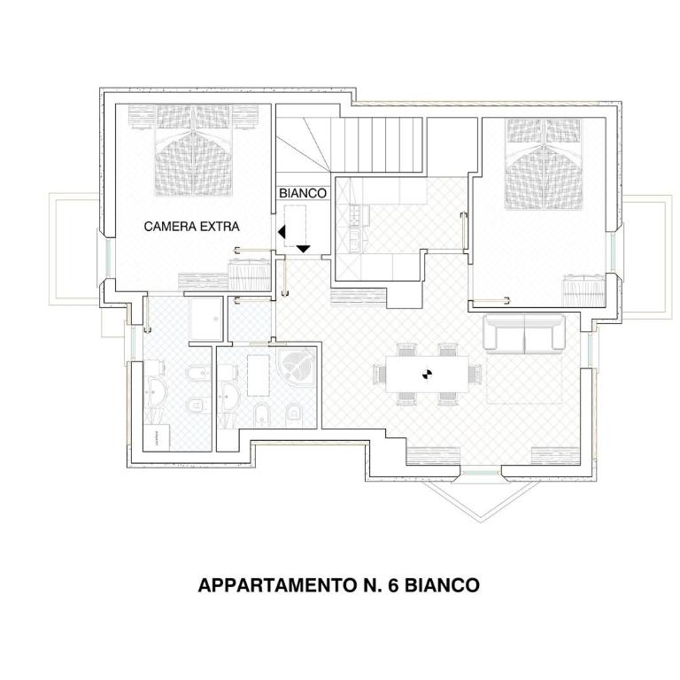 Appartamenti Arcobaleno Bianco - Appartamento Deluxe con 2 Camere da Letto e Vista Giardino - 30