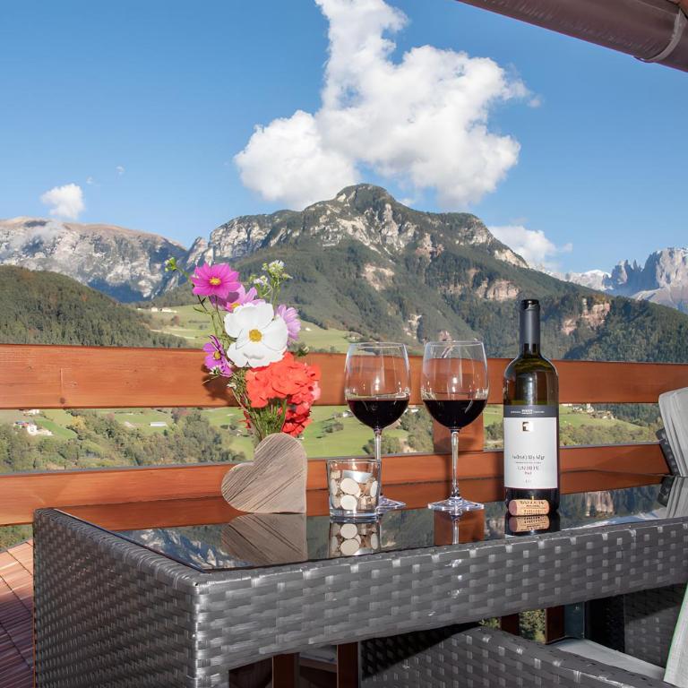 Wohnung Schlern Heigler Hof - Appartamento Superior con 1 Camera da Letto e Balcone - 9