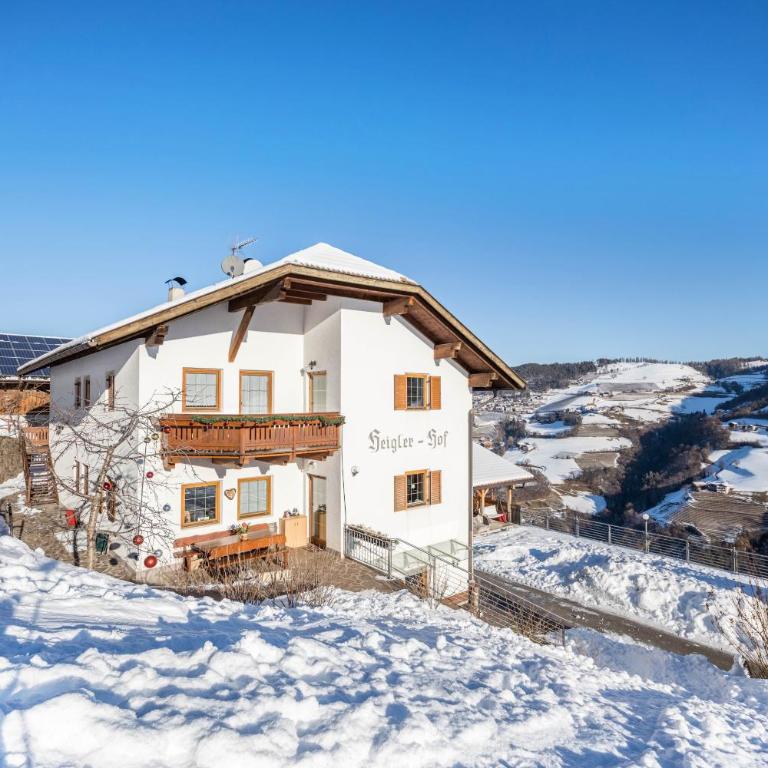 Wohnung Schlern Heigler Hof - Appartamento Superior con 1 Camera da Letto e Balcone - 30
