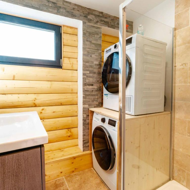 Agréable Chalet 3 étoiles App 3 - Deluxe-Apartment mit 2 Schlafzimmern und Gartenblick - 11