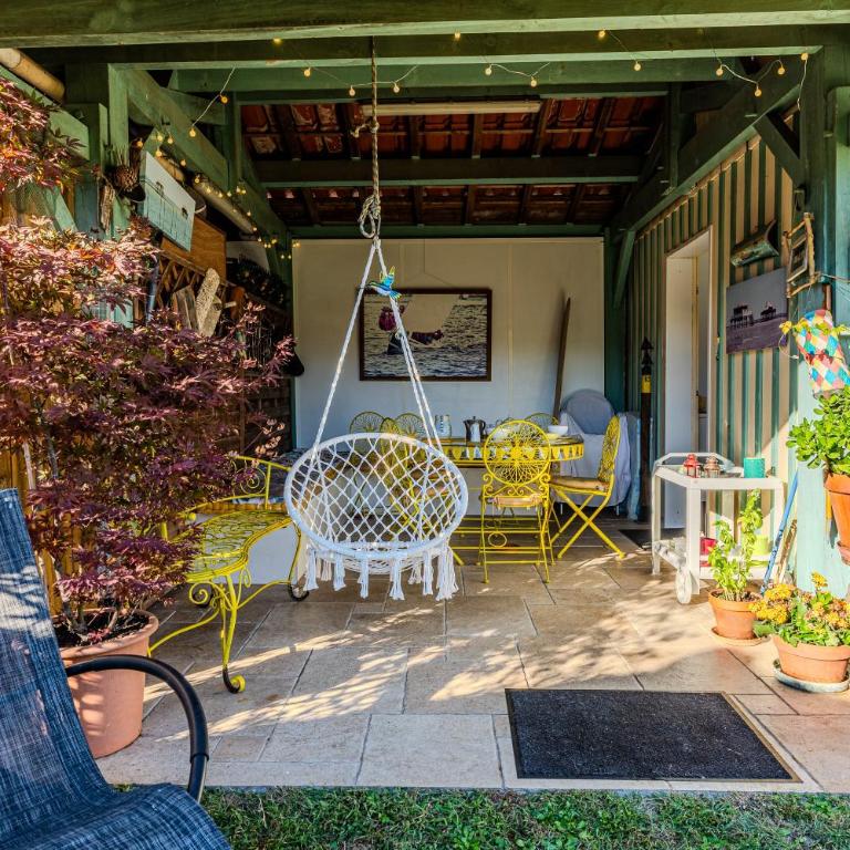 La Chambre Dorée du Bassin - Chambre Double - Accessible aux Personnes à Mobilité Réduite - 16