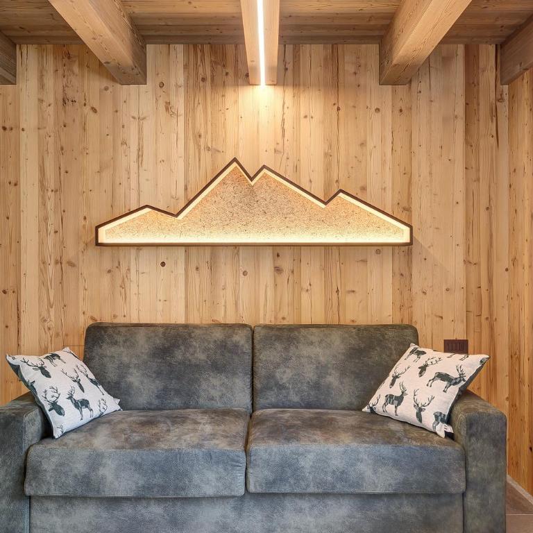 Lòni Lodge Vermiglio - Two-Bedroom Deluxe Apartment with Garden View - 3