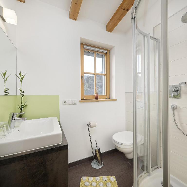 Feldhof Apartment Apfeloase - Deluxe-Apartment mit 2 Schlafzimmern und Gartenblick - 14