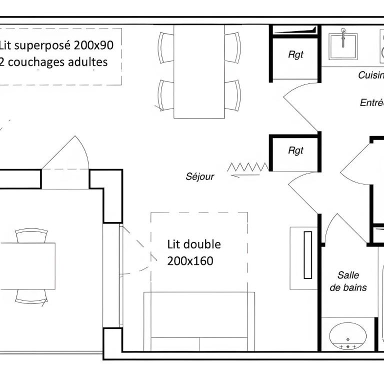 Séjour à la montagne - Les Silènes - Superior One-Bedroom Apartment with Balcony - 21