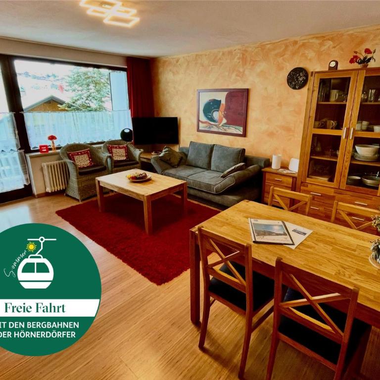 Ferienwohnung Bergrose - Studio mit Terrasse - 2