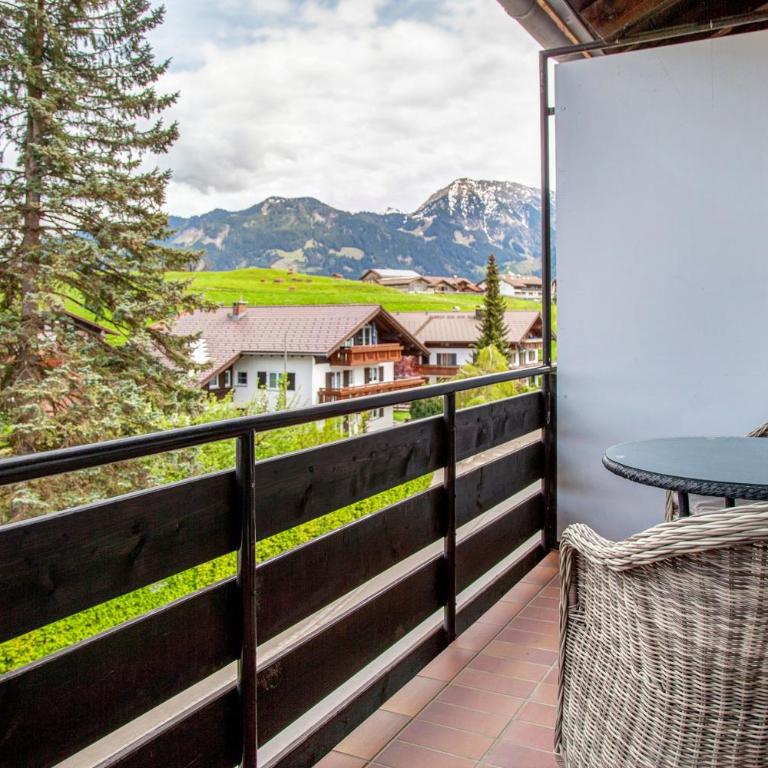 Ferienwohnung Bergrose - Studio mit Terrasse - 16