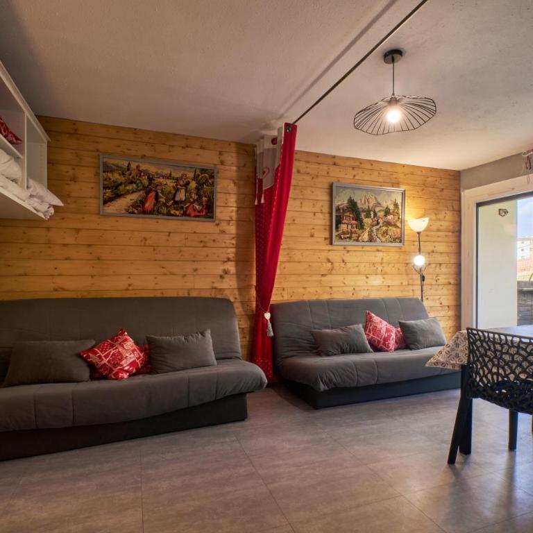 Studio Au Pieds Pistes Ski Collet - Studio mit Terrasse - 4