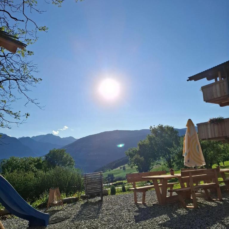 Herzleierhof Rodeneck - Apartment mit 1 Schlafzimmer und Gartenblick - 38