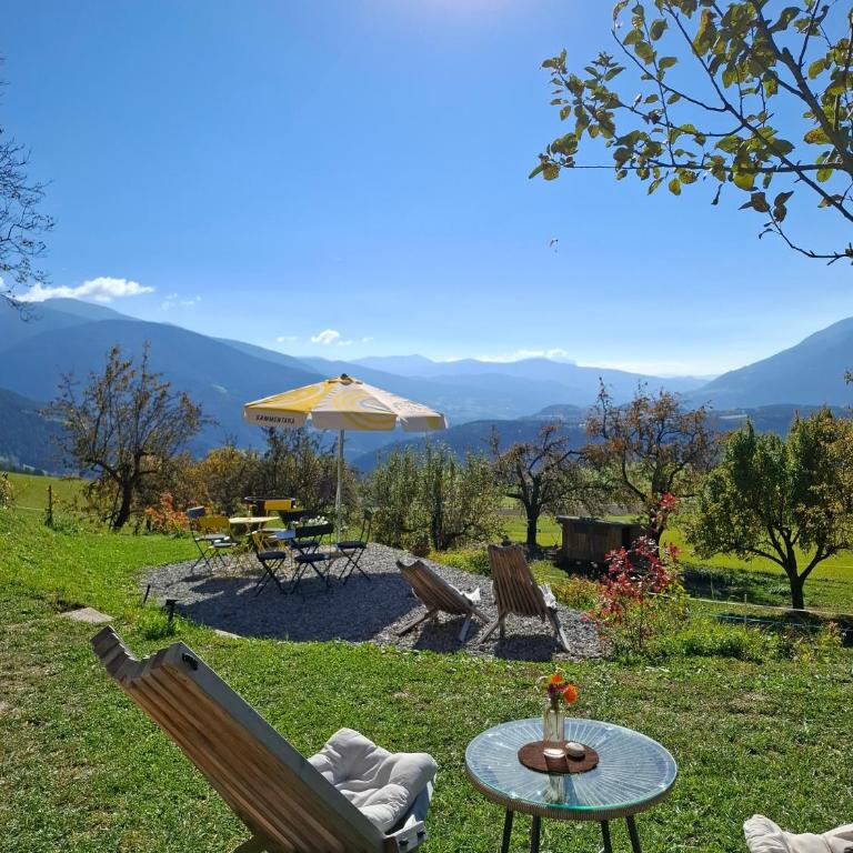 Herzleierhof Rodeneck - Apartment mit 1 Schlafzimmer und Gartenblick - 28