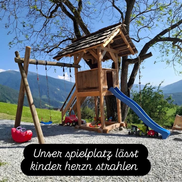 Herzleierhof Rodeneck - Apartment mit 1 Schlafzimmer und Gartenblick - 39
