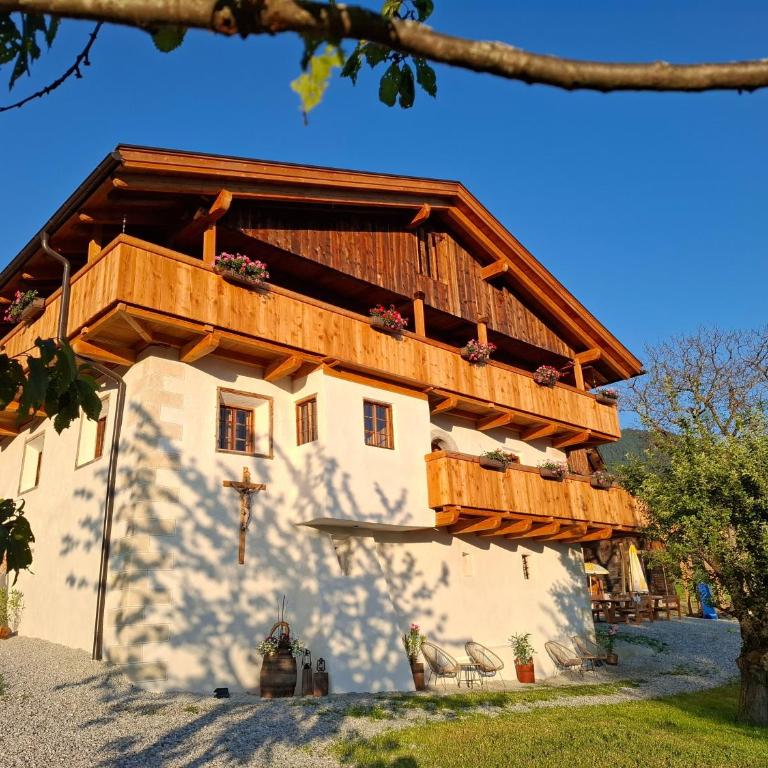 Herzleierhof Rodeneck - Apartment mit 1 Schlafzimmer und Gartenblick - 45